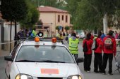 Coche de la Asociacion abriendo carrera