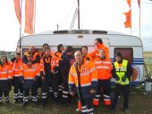 caravana y equipo radio ayuda en V MEDIA MARATON DE SEGOVIA